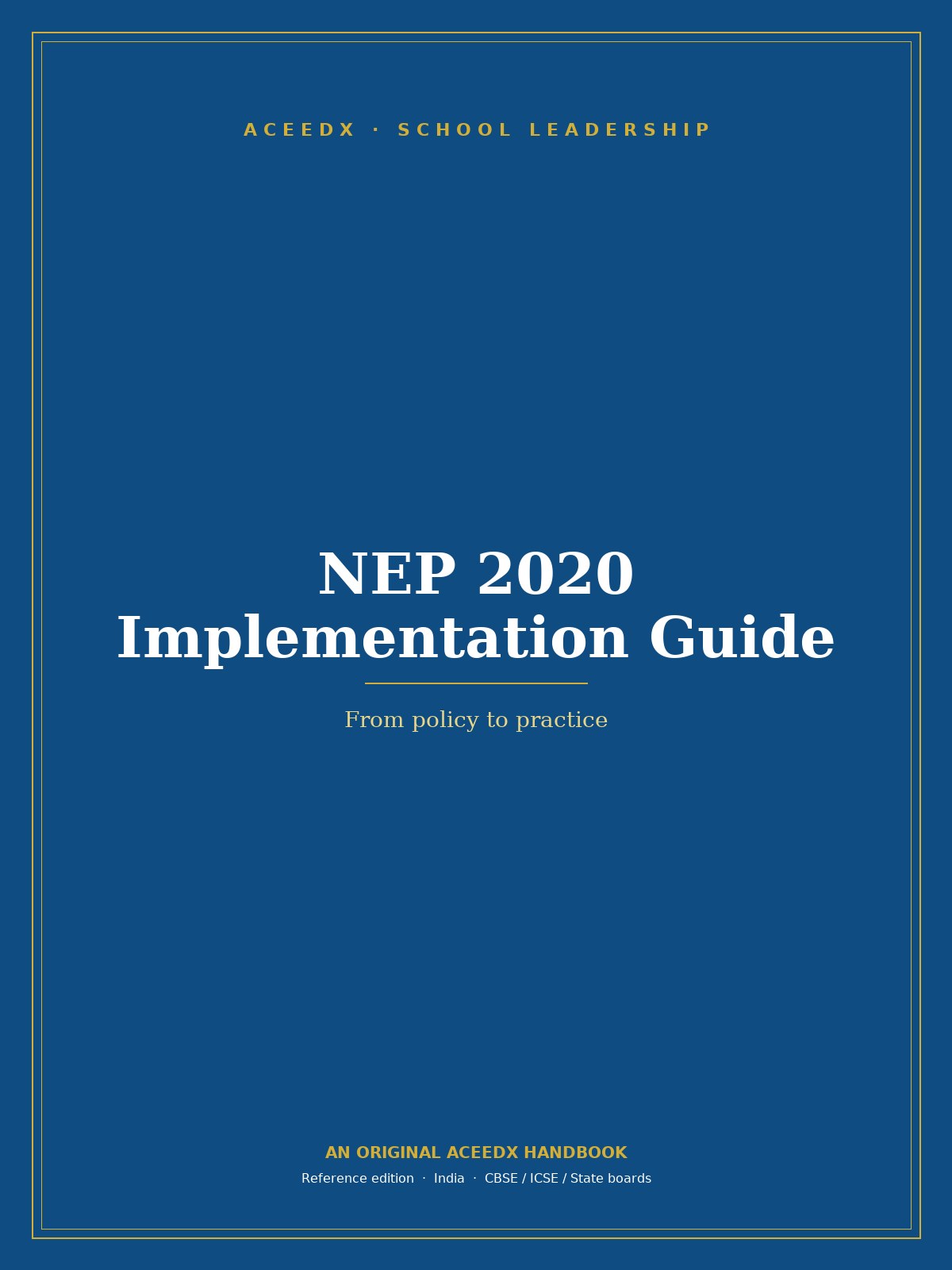NEP 2020 Implementation Guide